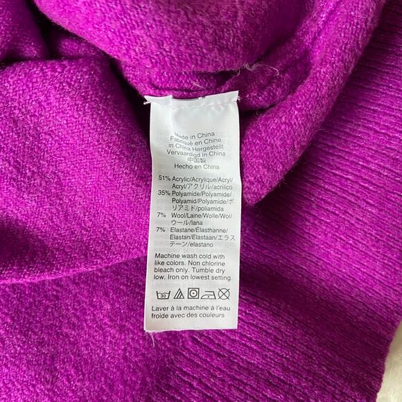 J. Crew Purple Crew-Neck Sweater Size Small - Picture 5 of 5